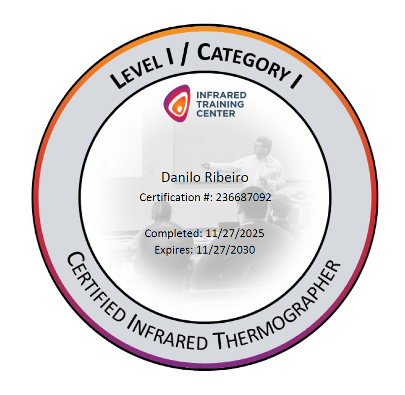 Certificação ITC — Certified Infrared Thermographer